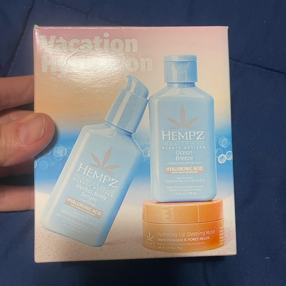 Hempz Vacation  Hydration On The Go Hydration Set Of 3 Minis